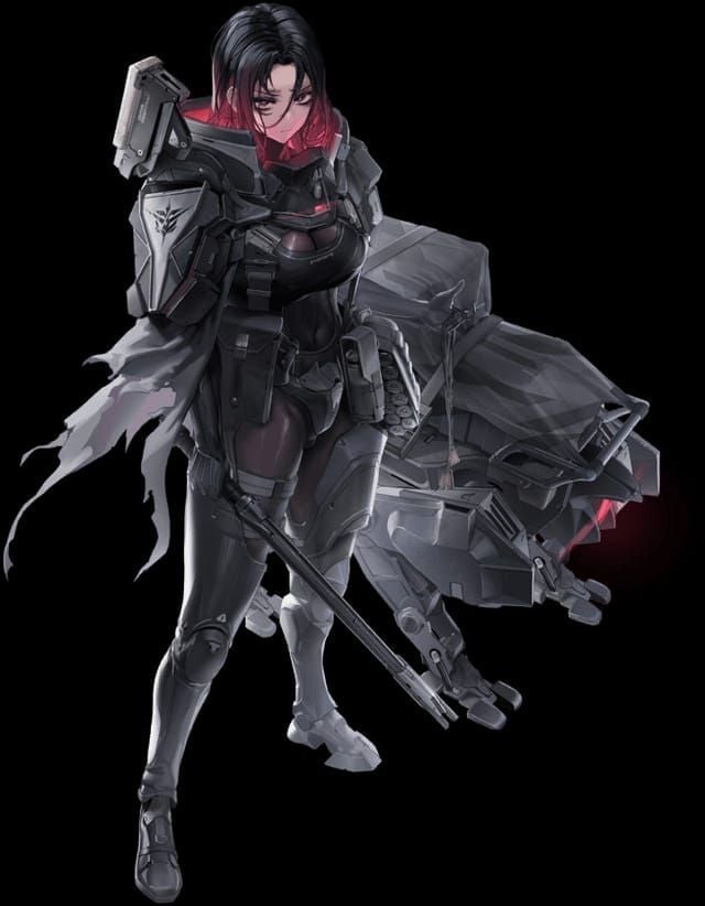 E.H. SSR character artwork Goddess of Victory NIKKE