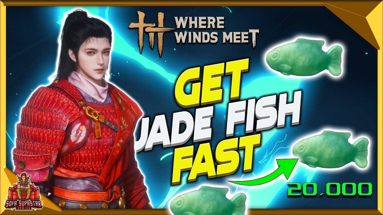 Where Winds Meet Jade Fish activities guide showing Notes, Gear, and Chests for Echo Jade rewards