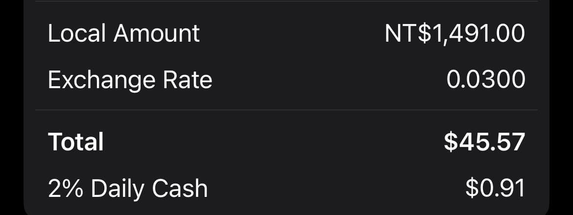 Effective rate comparison table for NT$1000 iTunes Gift Card (TW) across platforms