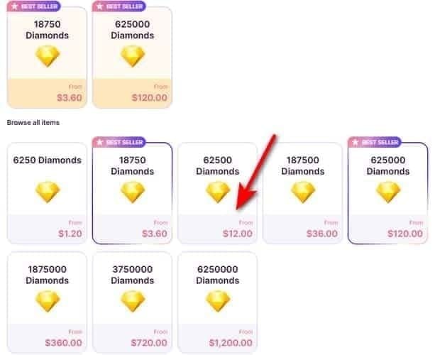 Chamet Diamond additive vs multiplicative bonus stacking comparison chart