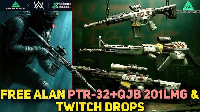 Delta Force PTR-32 Old Habits weapon skin from redeem code