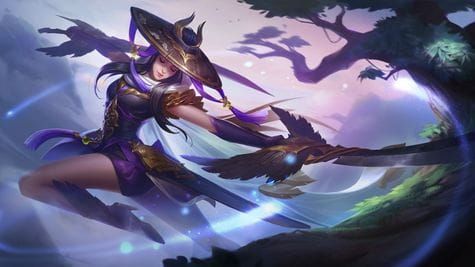 Fanny Galactic Starhawk Legend skin artwork from Mobile Legends Bang Bang