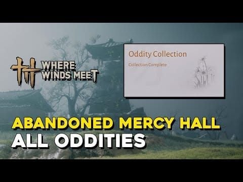 Where Winds Meet map of Ointment Circuit farming route from Abandoned Mercy Hall