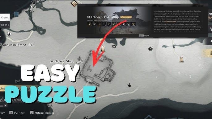 Where Winds Meet Greenwood Loop map for Bluestone Lock farming