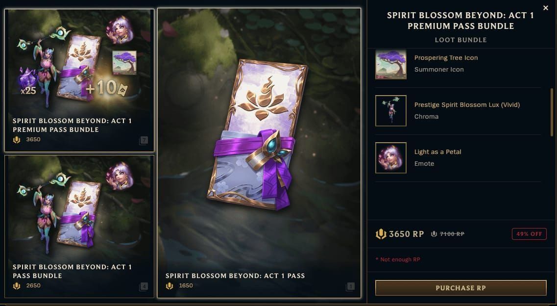 Soul Chill Premium Pass menu showing multipliers for 156K event