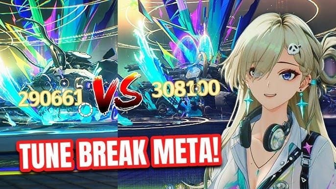 Wuthering Waves Lynae Tune Rupture Mode selection interface