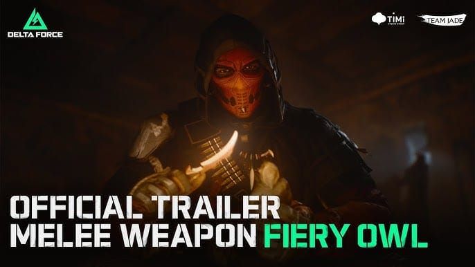 Delta Force Fiery Owl melee weapon skin artwork