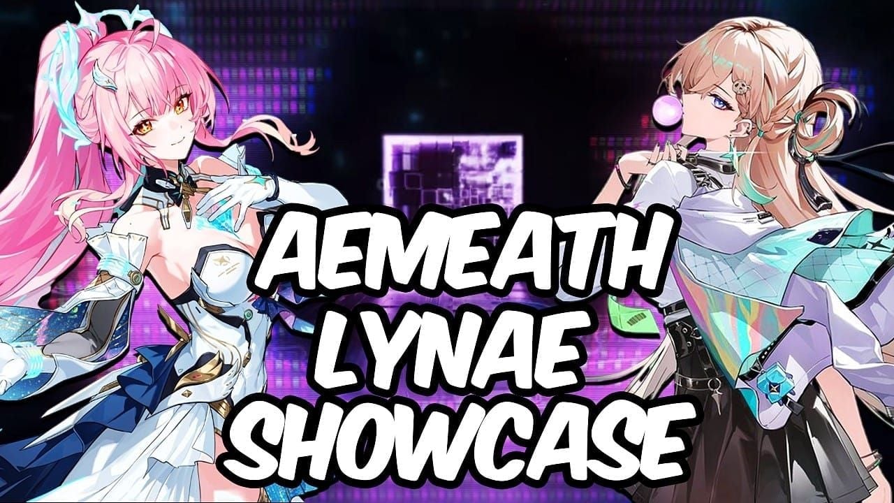 Wuthering Waves characters Aemeath, Lynae, and Mornye team composition for Endstate Matrix Tune Break enhancement