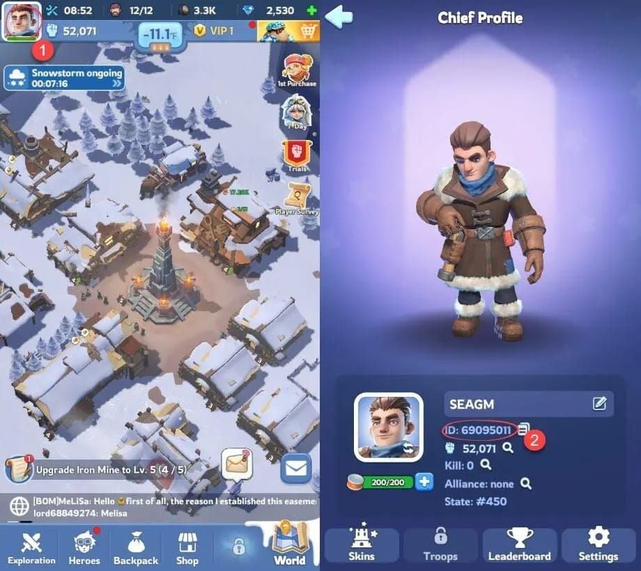 Whiteout Survival Frost Star shop interface showing permanent queue unlocks