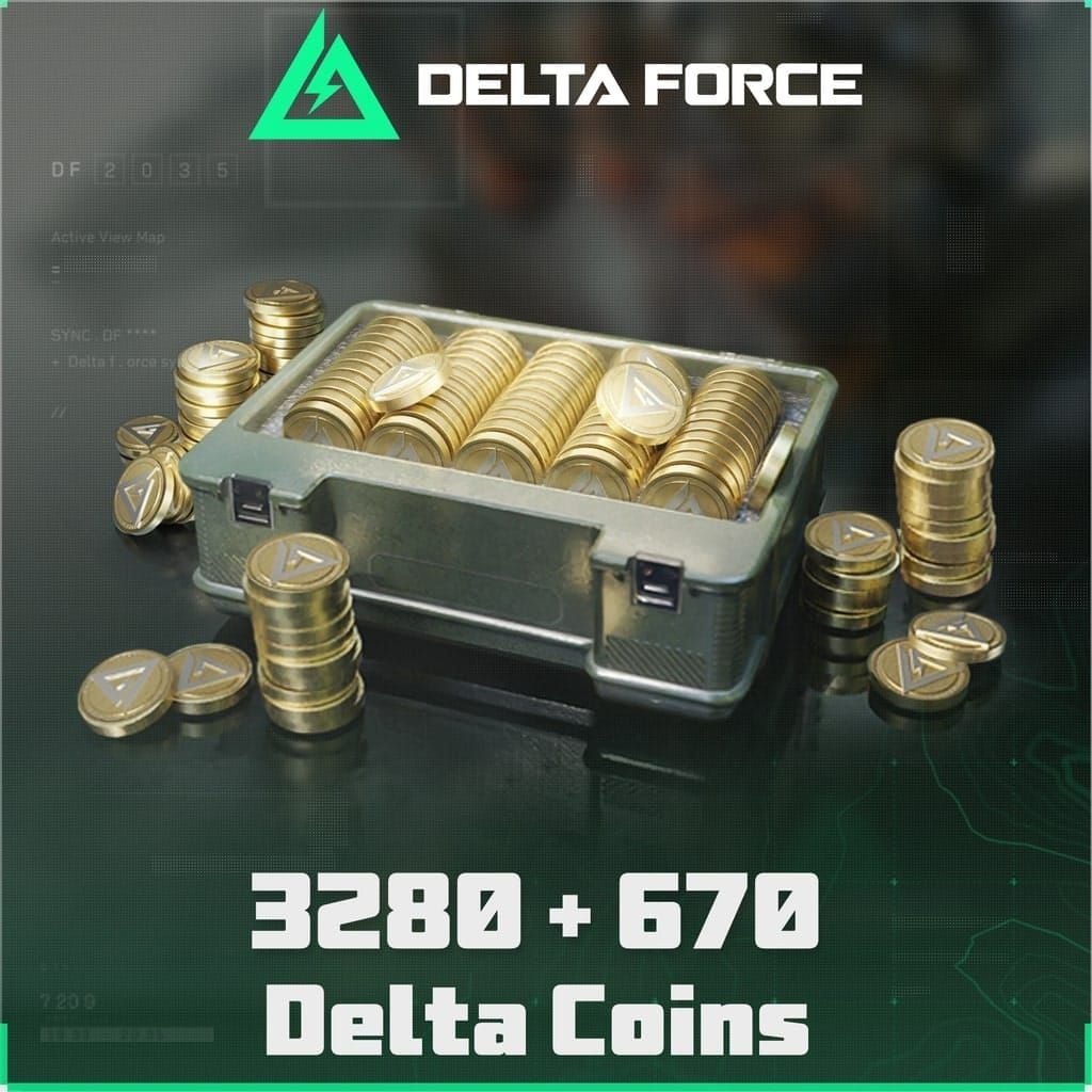Delta Force in-game store interface displaying Delta Coins bundles and Battle Pass purchase options