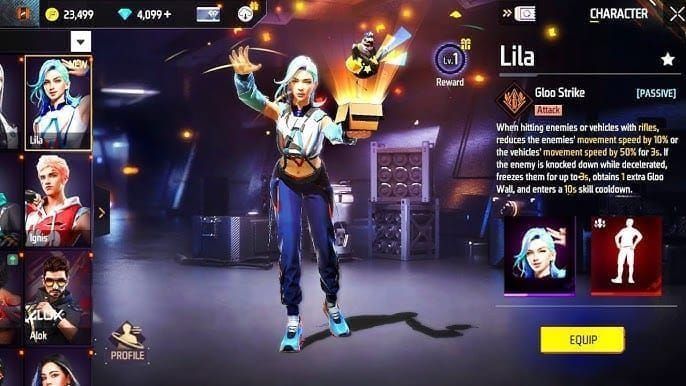 Free Fire Diamonds LATAM lobby avatar icon for top-up