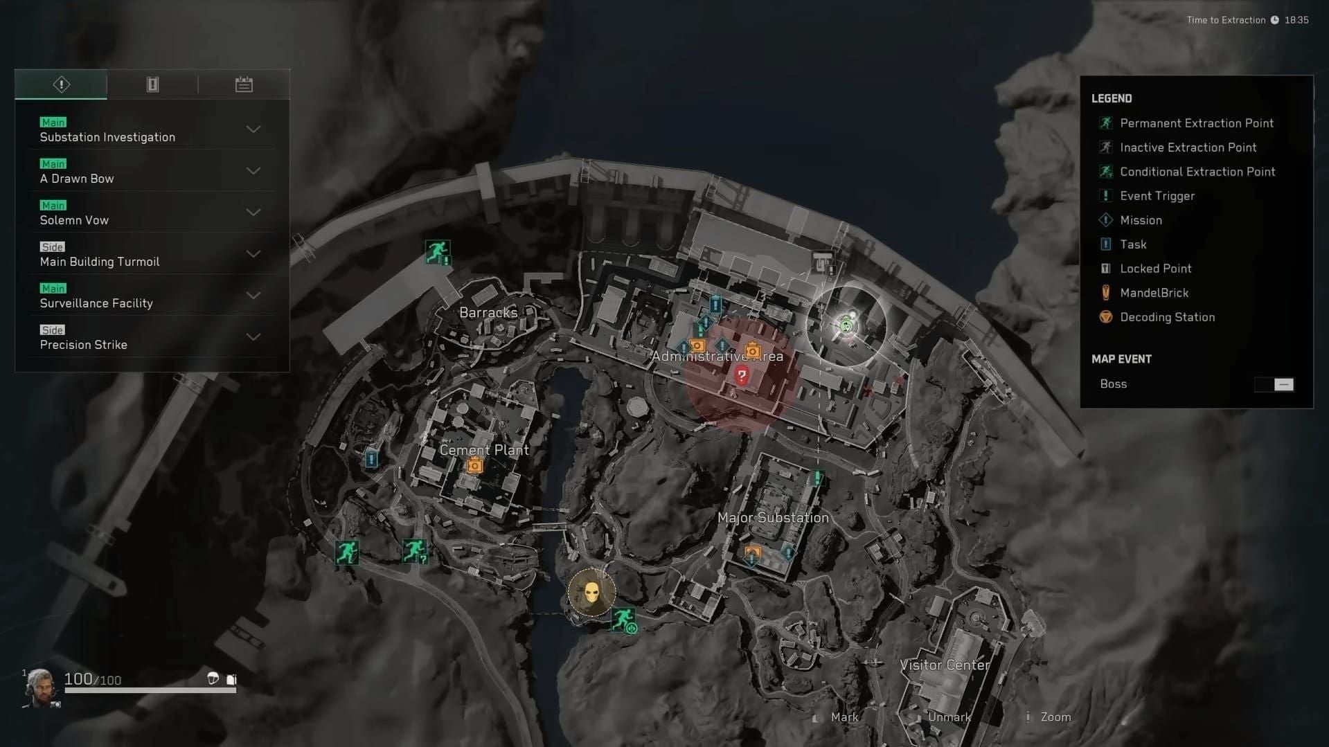 Delta Force Aftershock Warfare map showing earthquake destruction and vehicle paths