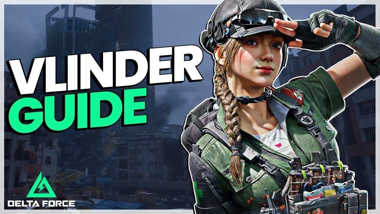 Delta Force Vlinder Support operator artwork with Nano Medical Dust and Butterfly Rescue