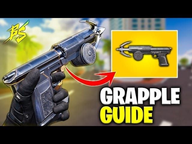 Blood Strike MENA Options menu enabling Wildcard Grappling Hook