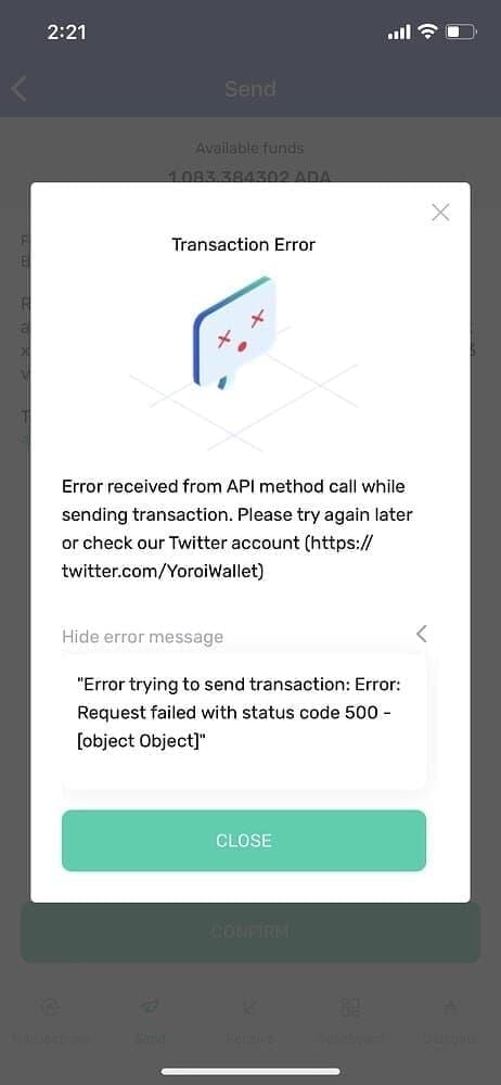 Yaahlan redeem code error screen displaying Invalid Code message