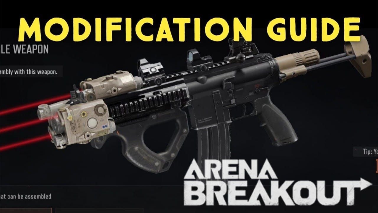 Arena Breakout weapon blueprints for CQB MPX, Tactical AK-74M, and Precision SVD with key stats