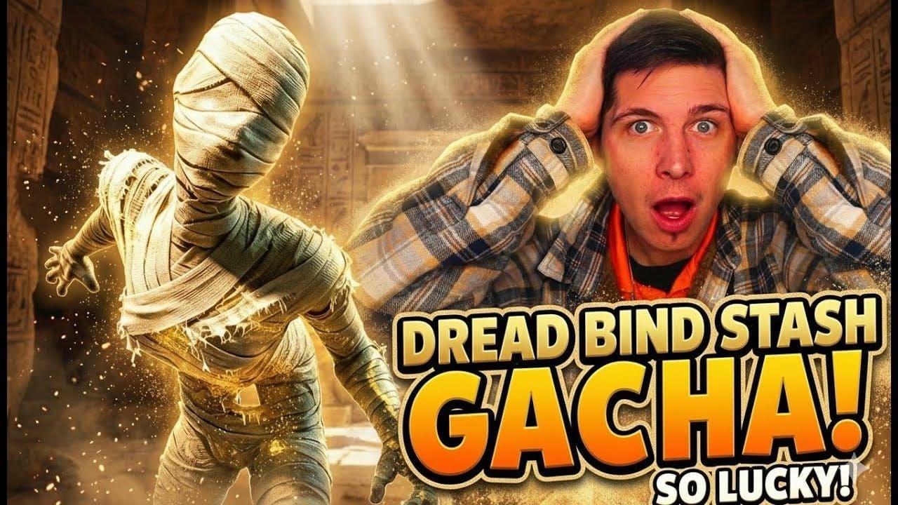 Blood Strike MENA Gold Stash Voucher gacha interface with pity mechanic