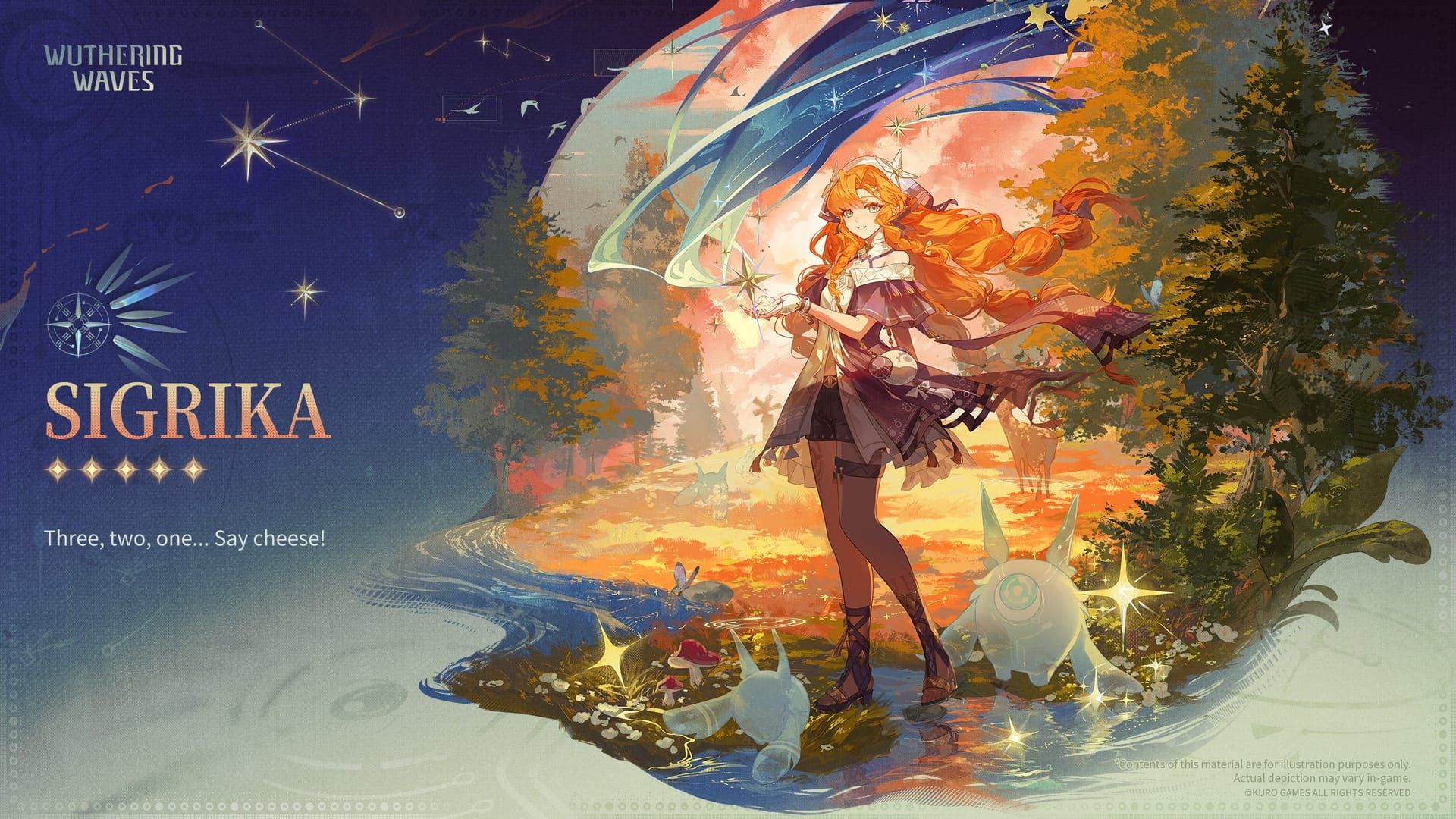 Wuthering Waves Sigrika 5-star Aero Gauntlets character artwork