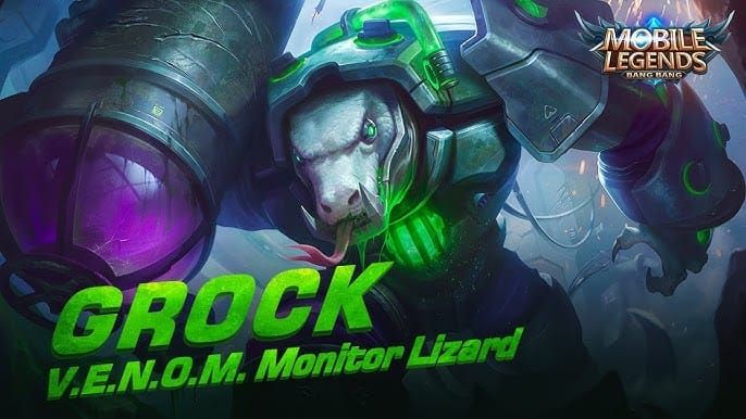 Mobile Legends Bang Bang Grock Tremor of the Deep Collector skin artwork