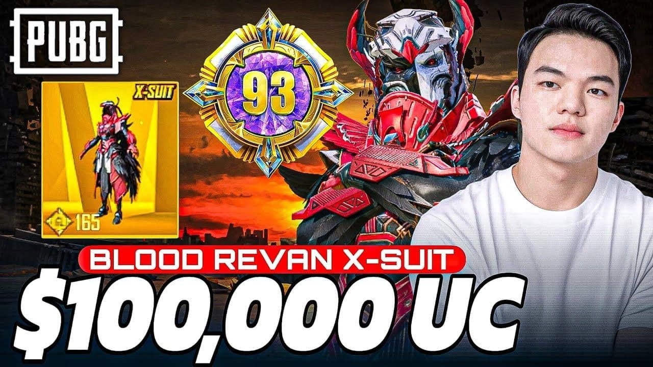 PUBG Mobile UC Phoenixtra vs Blood Raven X-Suit comparison artwork