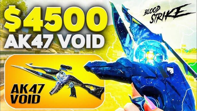 Blood Strike AK47 Sacred Axe Rhitta weapon skin from Seven Deadly Sins event