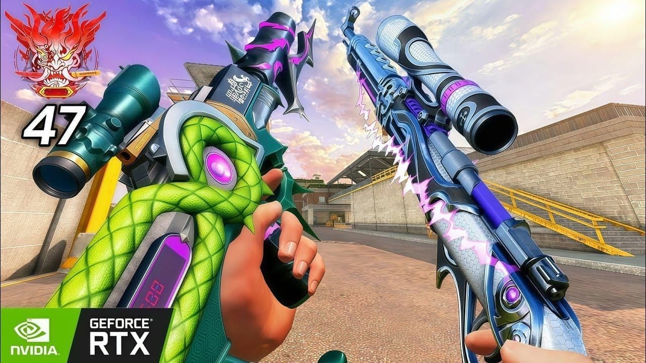 Blood Strike QBZ95 Coffin of Eternal Darkness weapon skin showcase