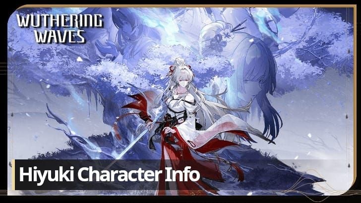 Wuthering Waves Hiyuki 5-star Glacio Sword character artwork