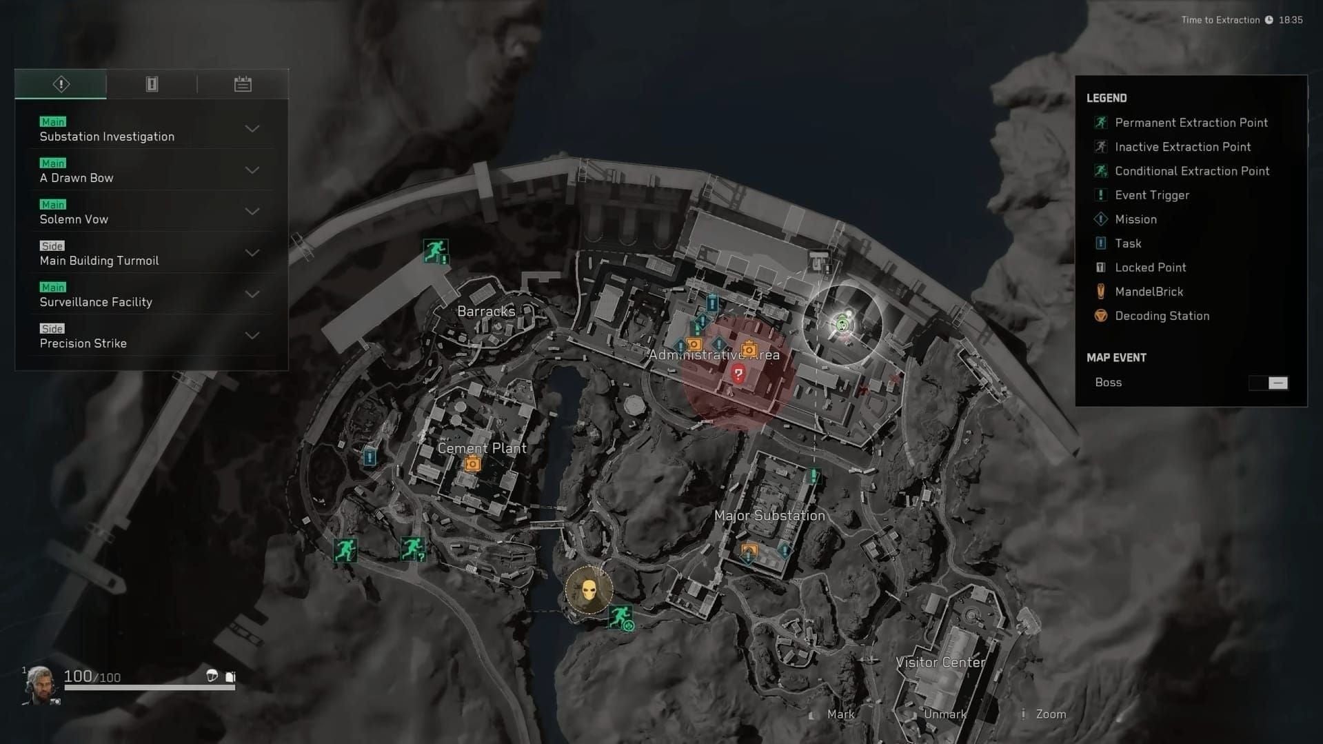 Delta Force Aftershock map overview showing urban combat areas with destructible buildings