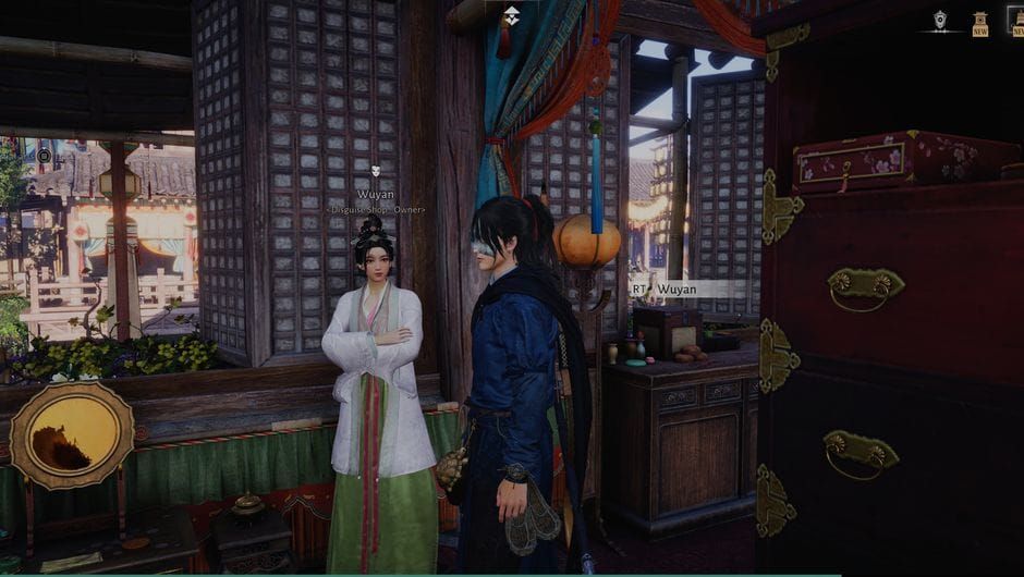 Screenshot of Where Winds Meet April 2026 Rewind Event shop interface with priority items