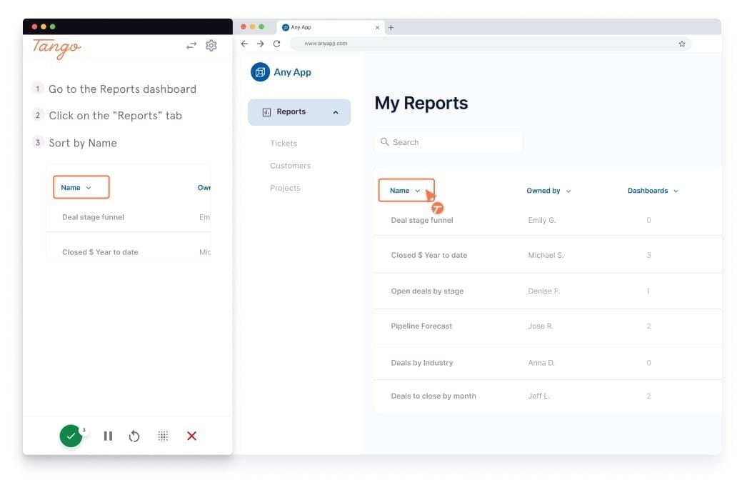 Tango app leaderboard showing ranks and refund percentages during an event