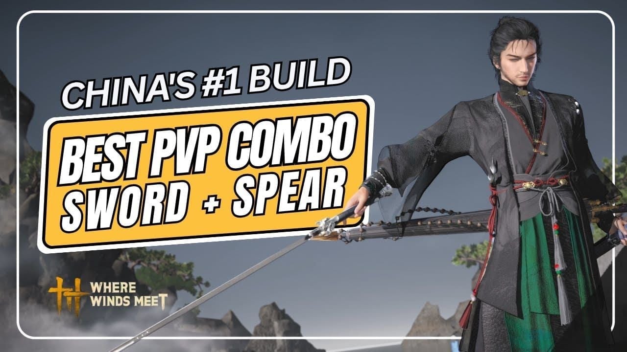 Where Winds Meet Strategic Sword and Nameless Spear weapon equipment images for PvP pairing