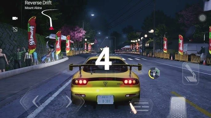 Mount Akina map in Racing Master SEA Initial D Tofu Delivery event