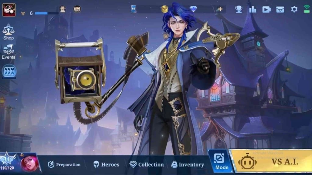 Mobile Legends Bang Bang Marcel core build equipment interface
