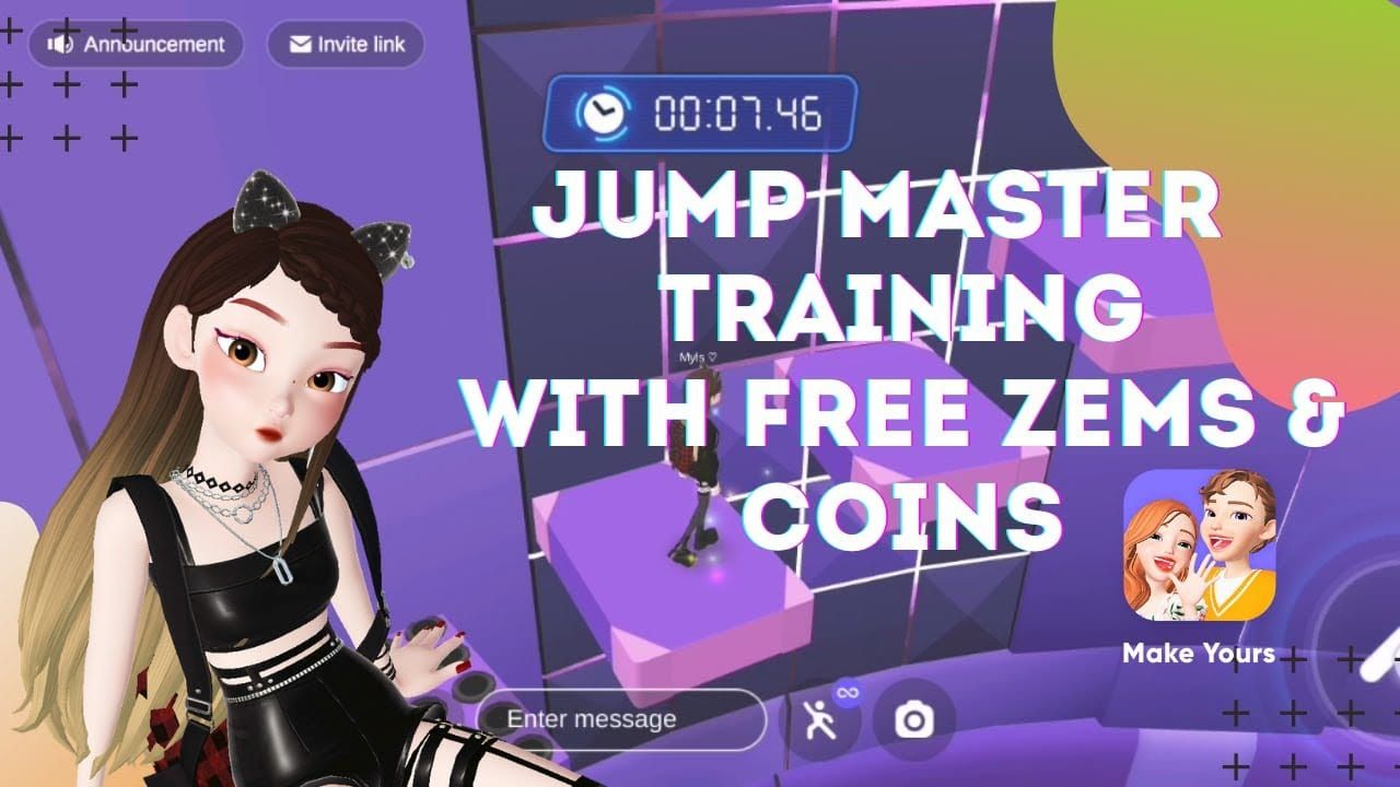 ZEPETO Jump Master mini-game guide with ZEM rewards