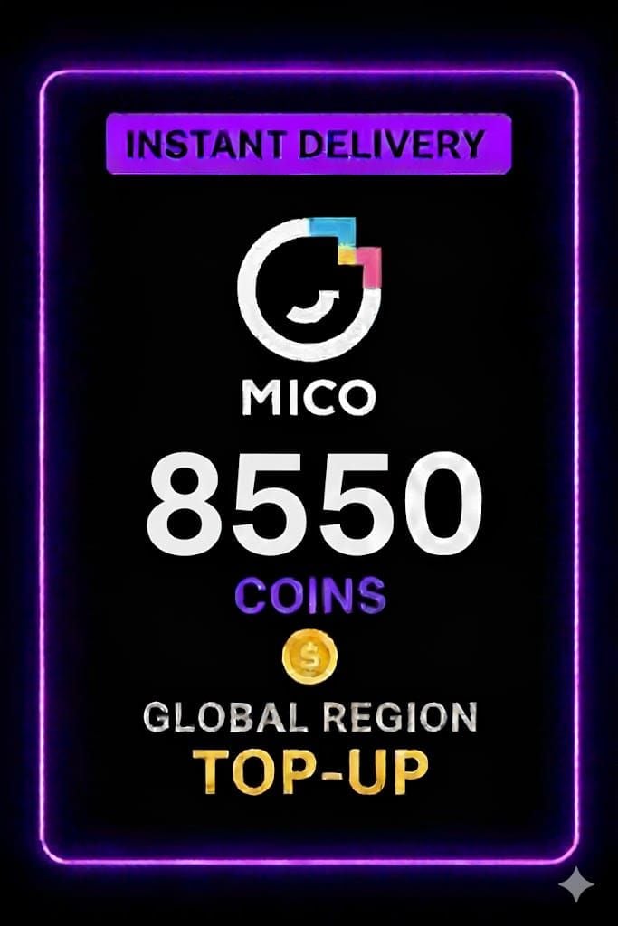 MICO Live Coins 8550 Coins package interface screenshot
