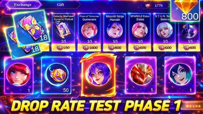 Exquisite Collection exchange shop with crests for Grock skin in Mobile Legends Bang Bang