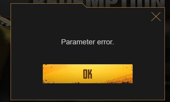 PUBG Mobile UC redemption error message screenshots for common issues