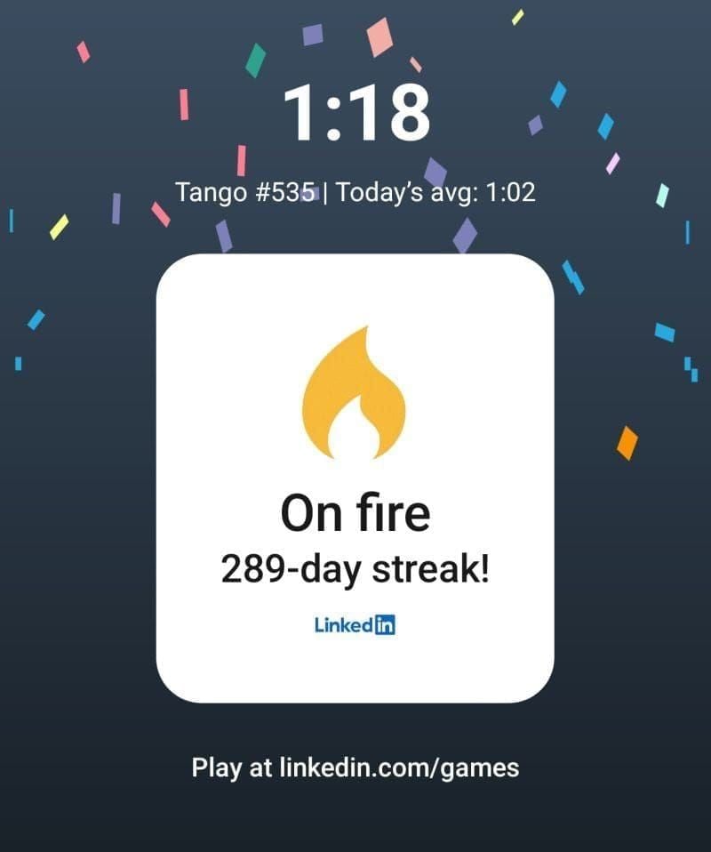 Tango app daily login streak interface displaying reward progression