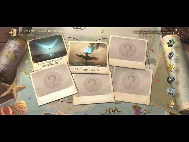 Identity V Visitor From Beyond event mode interface screenshot