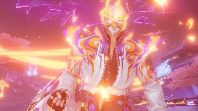 Honor of Kings Mask Spirits Epic skin artwork for Huang Zhong, key free reward in April 2026 event