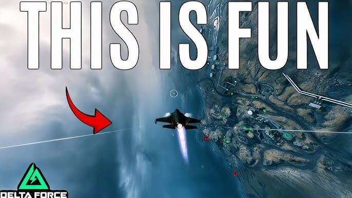 Delta Force Air Superiority jet aircraft in action