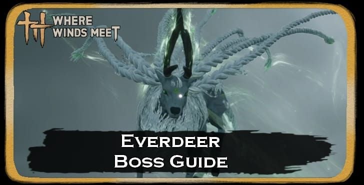 Where Winds Meet Everdeer boss Phase 2 screenshot with green orbs and Flute of the Tides mystic skill