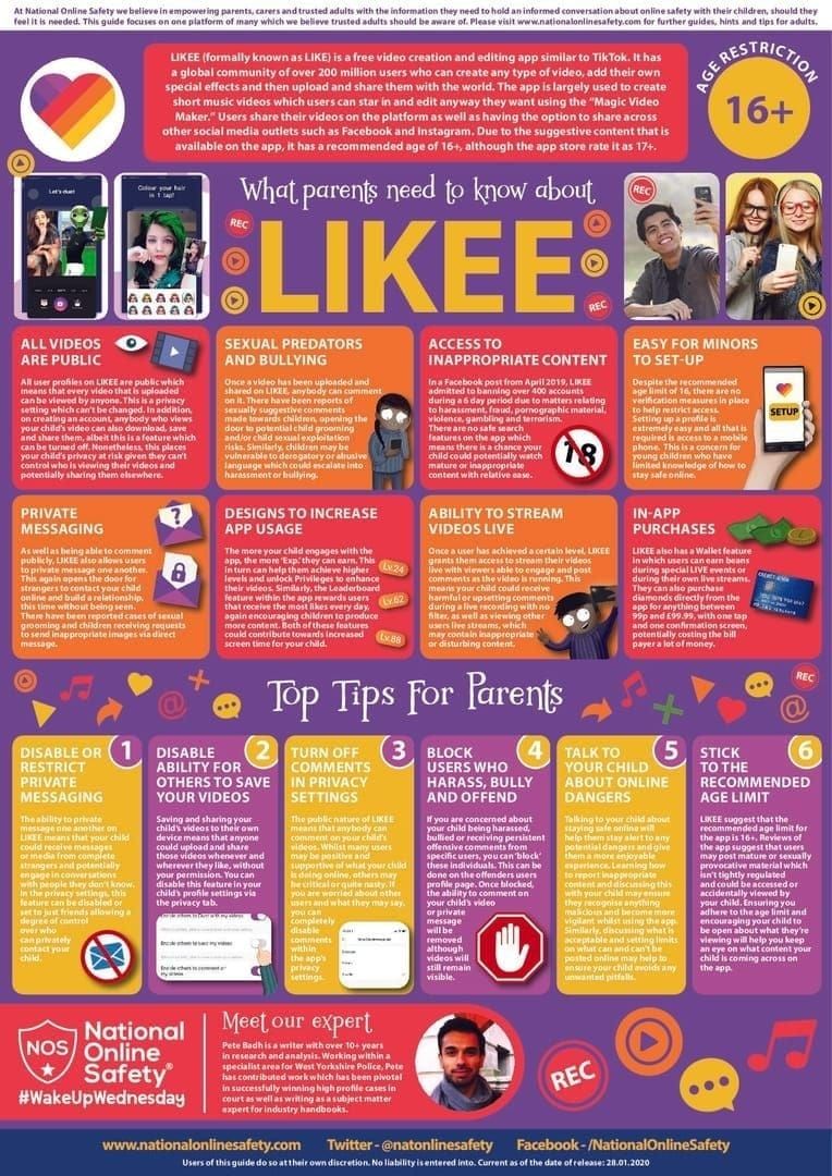 Likee app daily check-in screen showing streak rewards and tap button