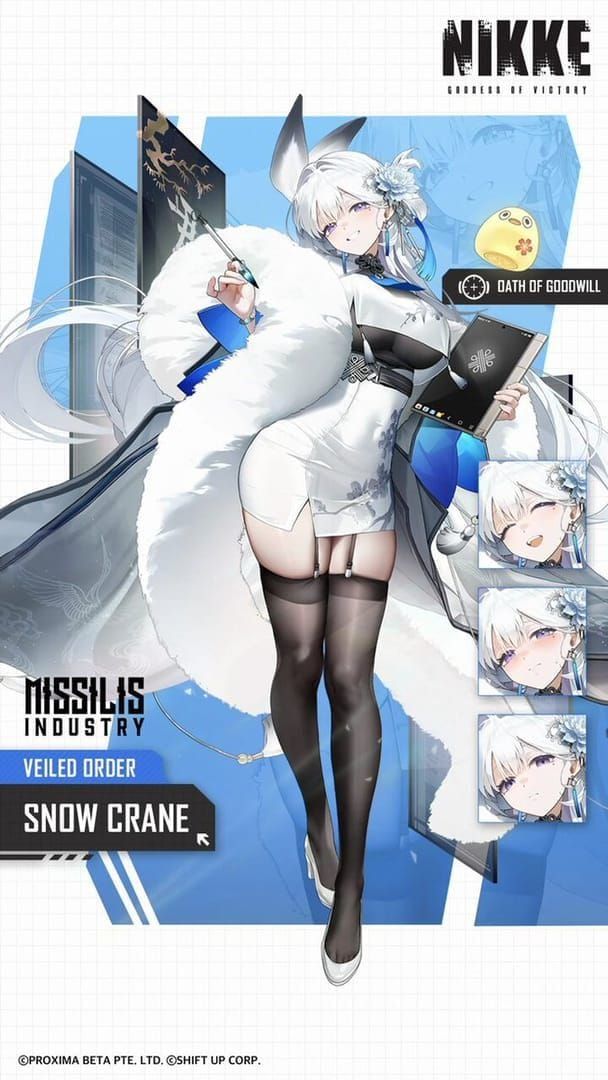 Goddess of Victory NIKKE Snow Crane vs Crown B2 units comparison