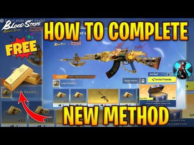 Blood Strike MENA AK47 Sacred Axe Rhitta weapon skin