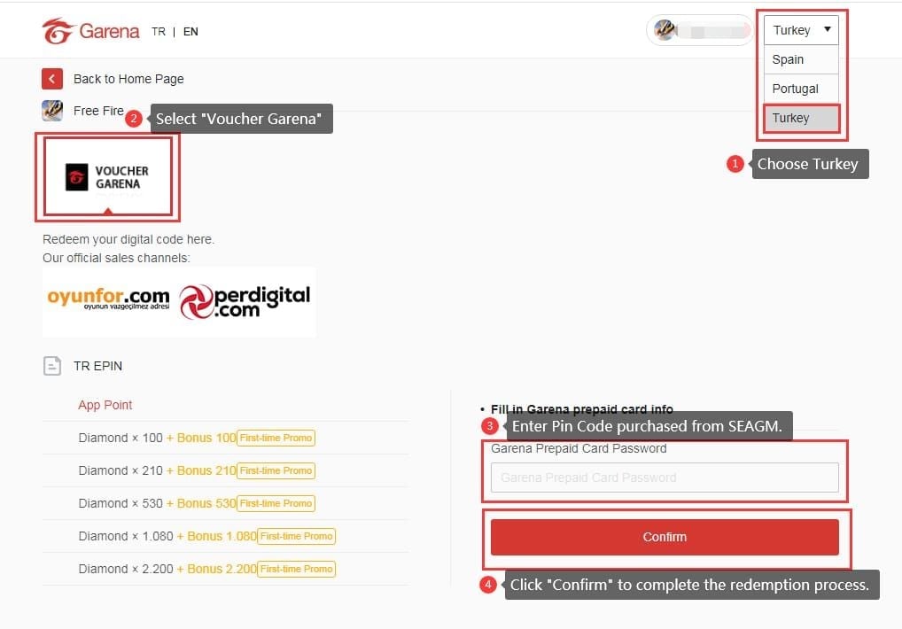 Free Fire Diamonds EU + TR April 2026 Redeem Codes — Updated Daily