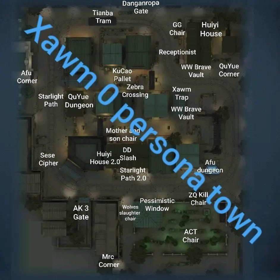 Identity V Windsea Town interactive anniversary map with furniture