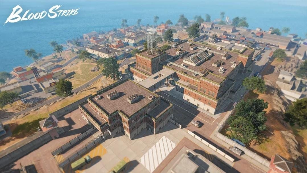 Blood Strike Shutter Island map for Peak Mode rotation