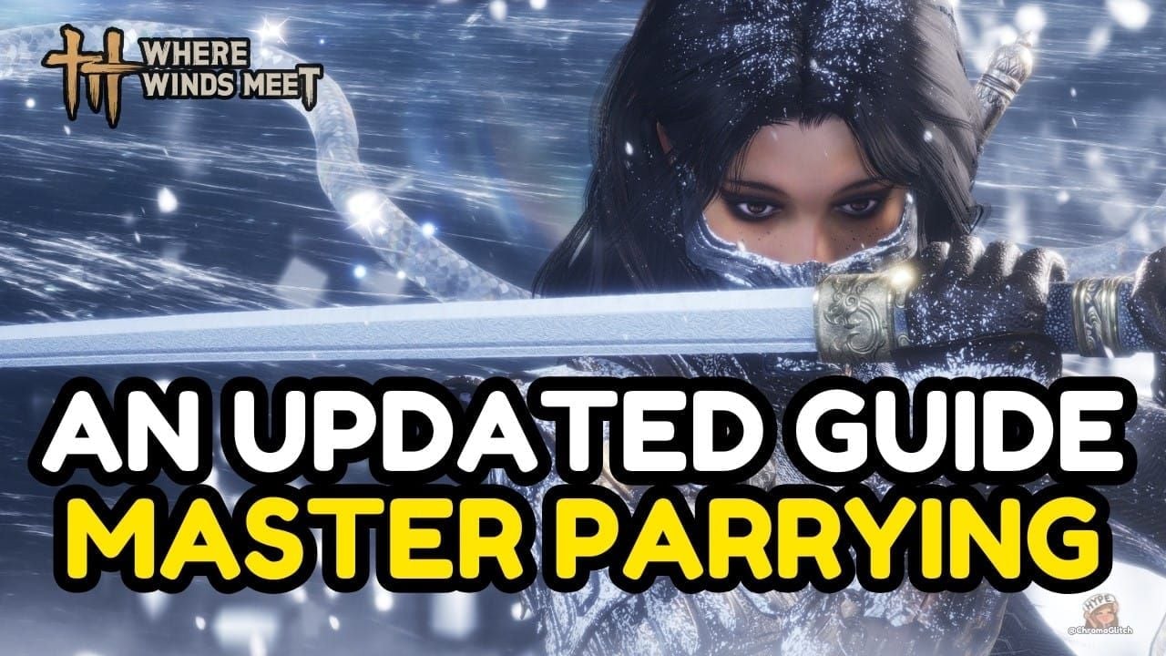 Where Winds Meet guide screenshot of parrying Heng Blade red glint bait attack