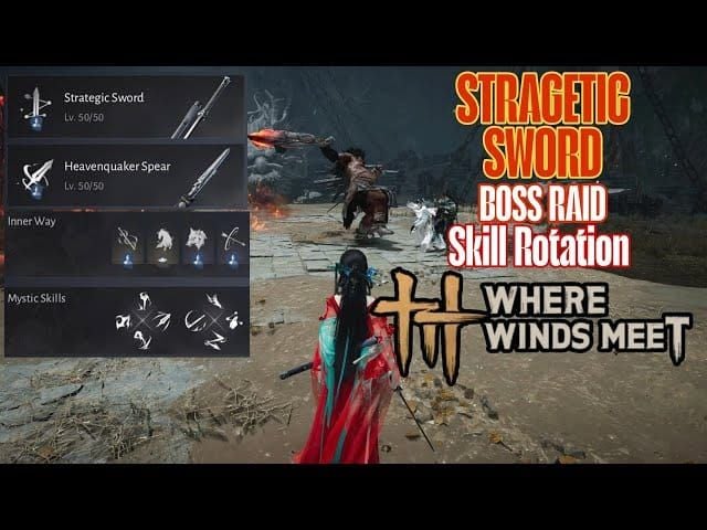 Comparison of Strategic Sword + Heavenquaker Spear vs Heng Blade in Where Winds Meet PvP